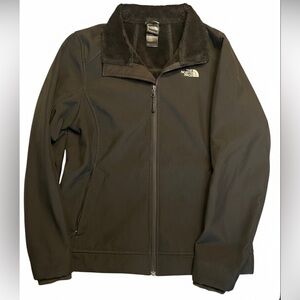 The North Face Apex Chromium Thermal Softshell Jacket Black Medium EUC